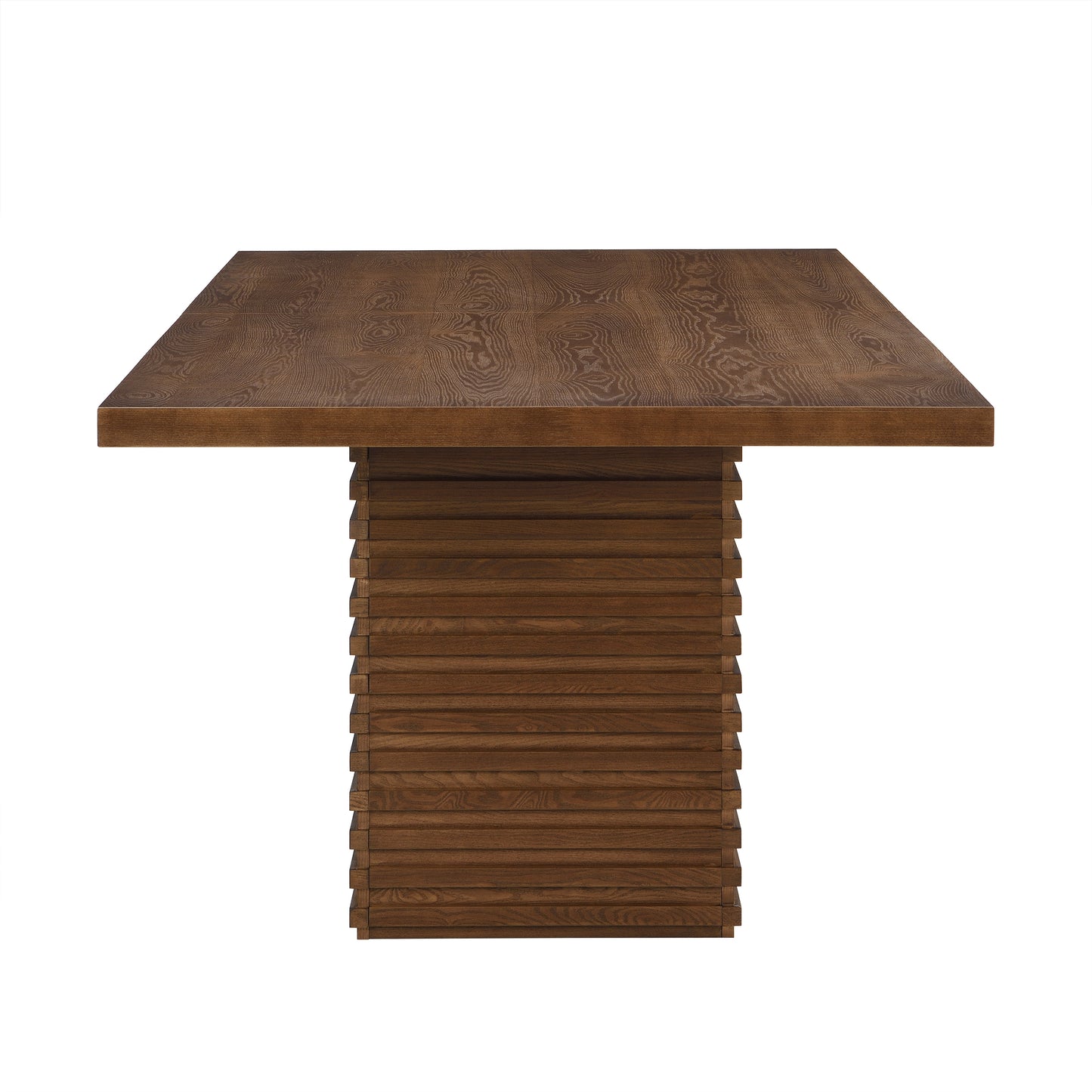 Maison Verve Roussillon Dining Table, 84" - Solid Wood & Oak, Seats 8