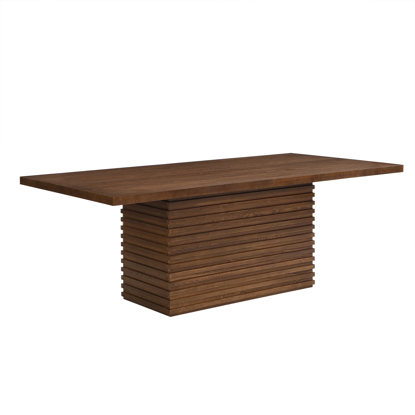 Maison Verve Roussillon Dining Table, 84" - Solid Wood & Oak, Seats 8