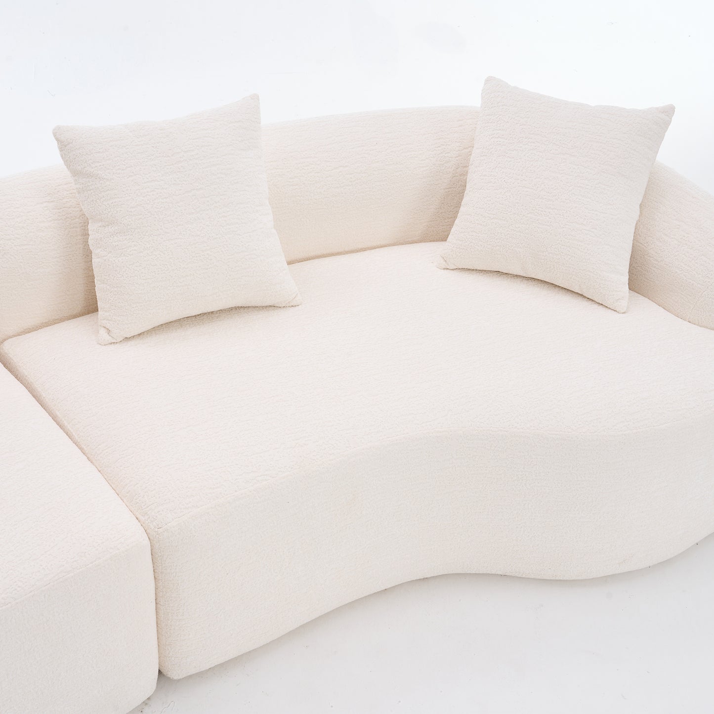 Maison Verve Bastide 3-Seat Sofa, 110" - Plush Spring Seat, Upholstered