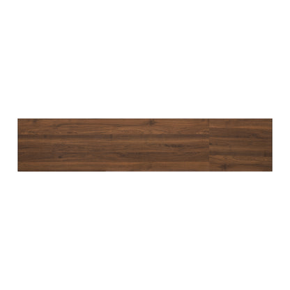 Maison Verve Verdon Media Console, 77" - Solid Wood & Tempered Glass