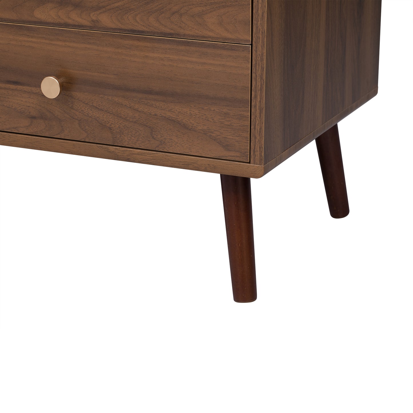 Maison Verve Verdon Media Console, 77" - Solid Wood & Tempered Glass