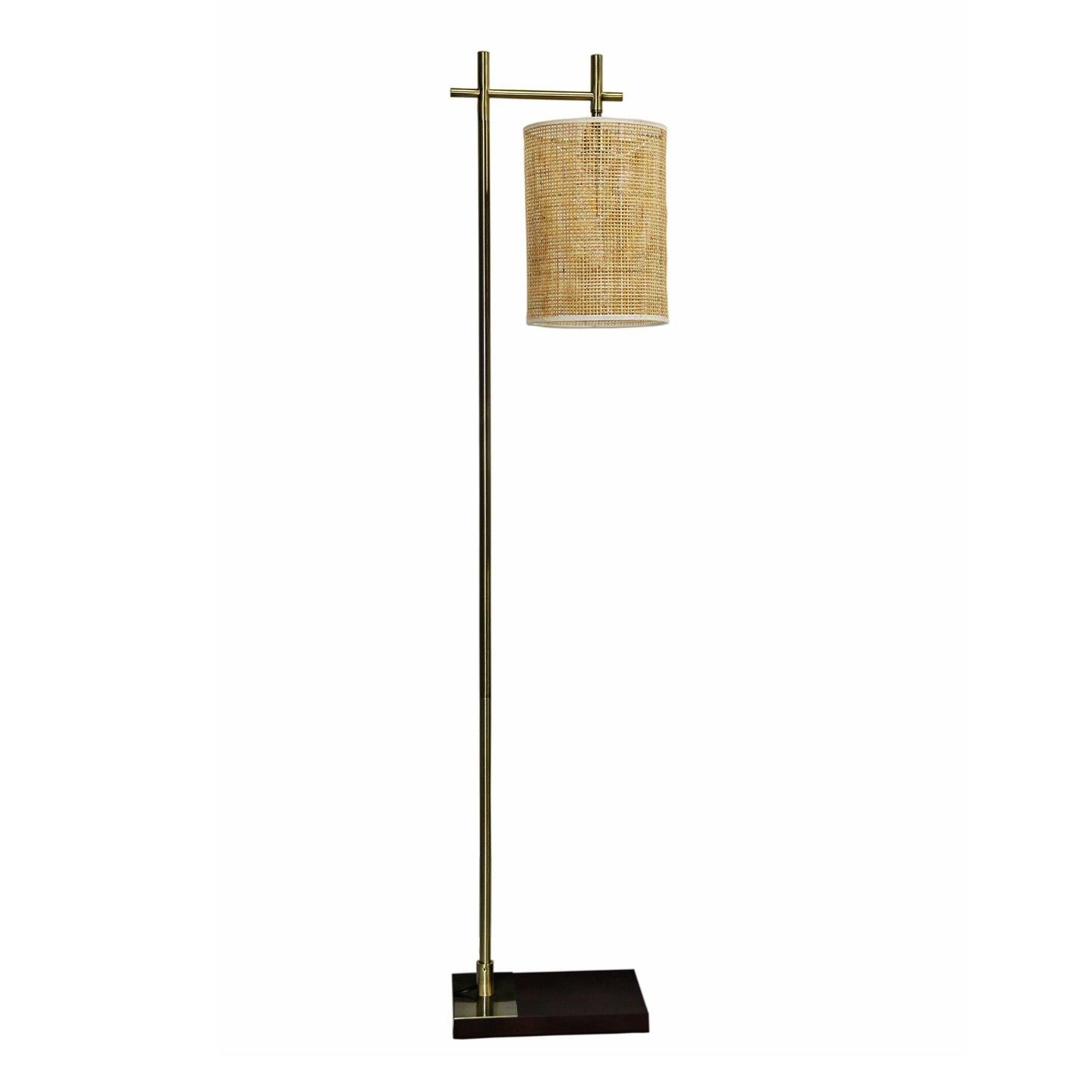 Maison Verve Margaux Floor Lamp, 59" - Metal Frame, Slim Profile