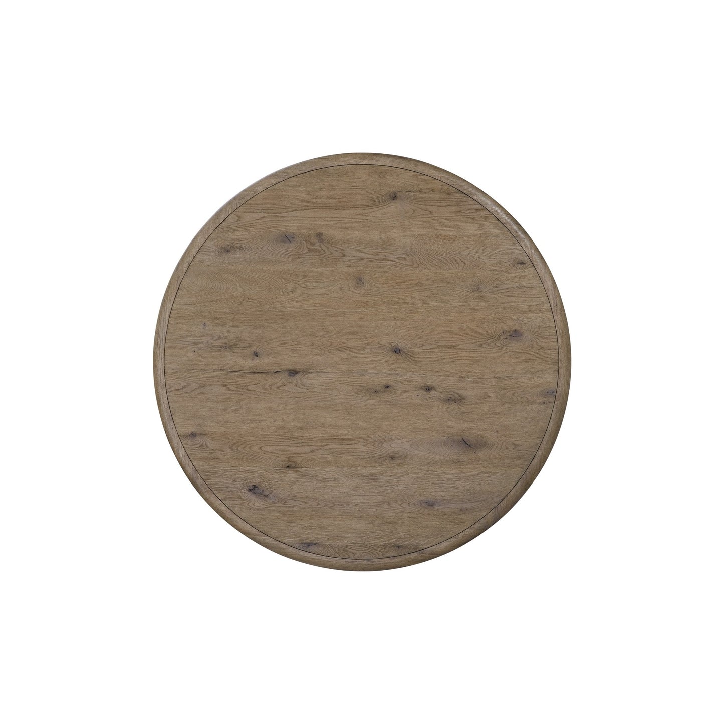 Maison Verve Gordes Round Dining Table, 60" - Solid Wood & Oak, Seats 4-6