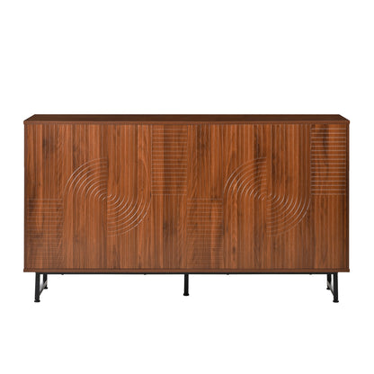 Maison Verve Provence Storage Sideboard, 59" - 2-Door Buffet Cabine
