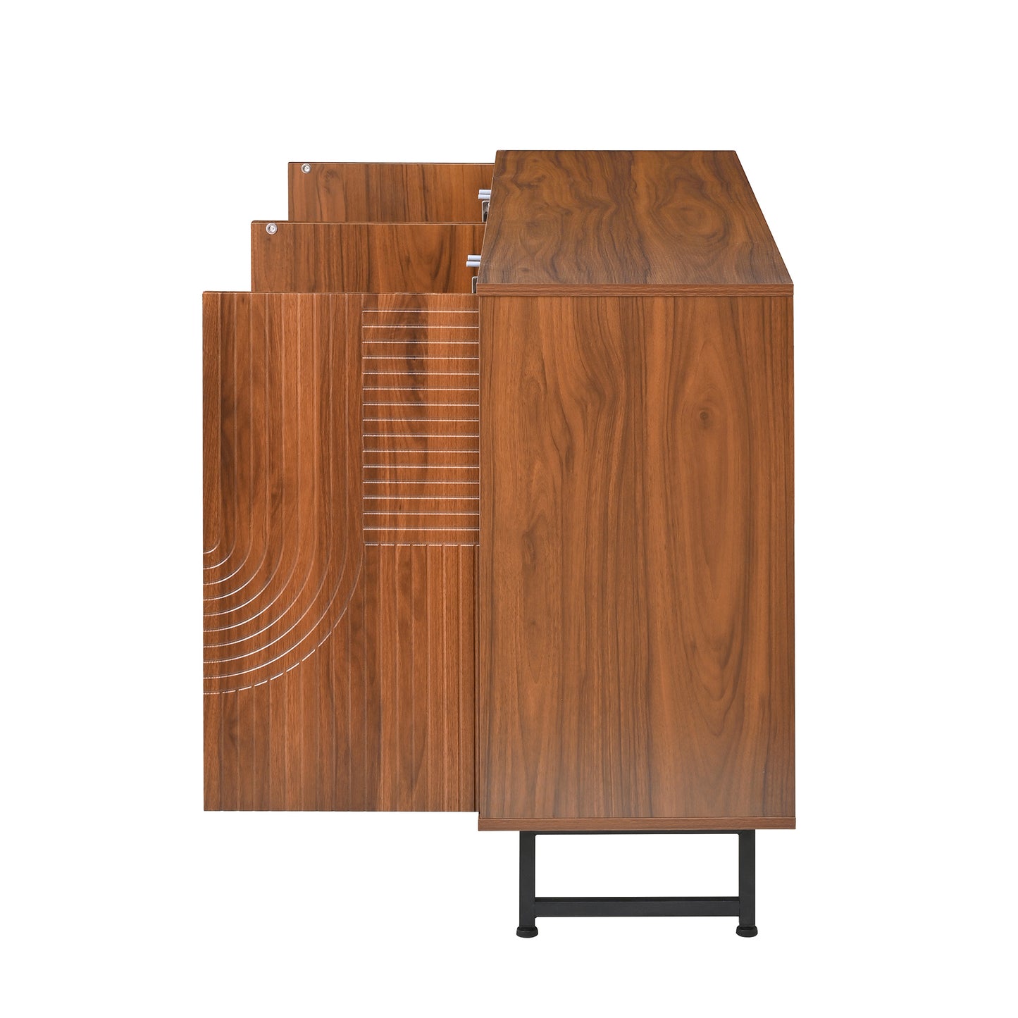 Maison Verve Provence Storage Sideboard, 59" - 2-Door Buffet Cabine
