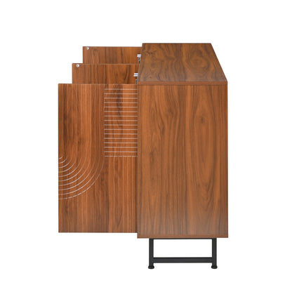 Maison Verve Provence Storage Sideboard, 59" - 2-Door Buffet Cabine