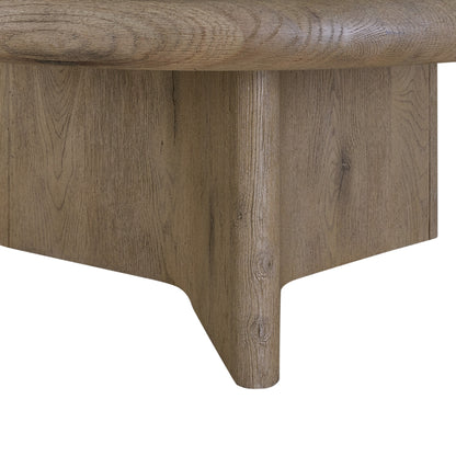 Maison Verve Léon Square Coffee Table, 40" - Solid Wood, Plinth Base
