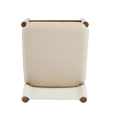 Maison Verve Lyon Counter Stool (Set of 2), 37" - Upholstered, Solid Wood Legs