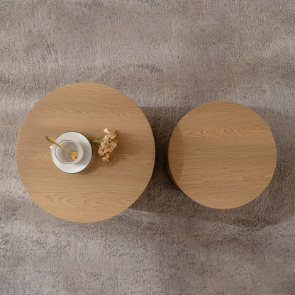 Maison Verve Colline Nesting Coffee Tables (Set of 2) - Layered Design