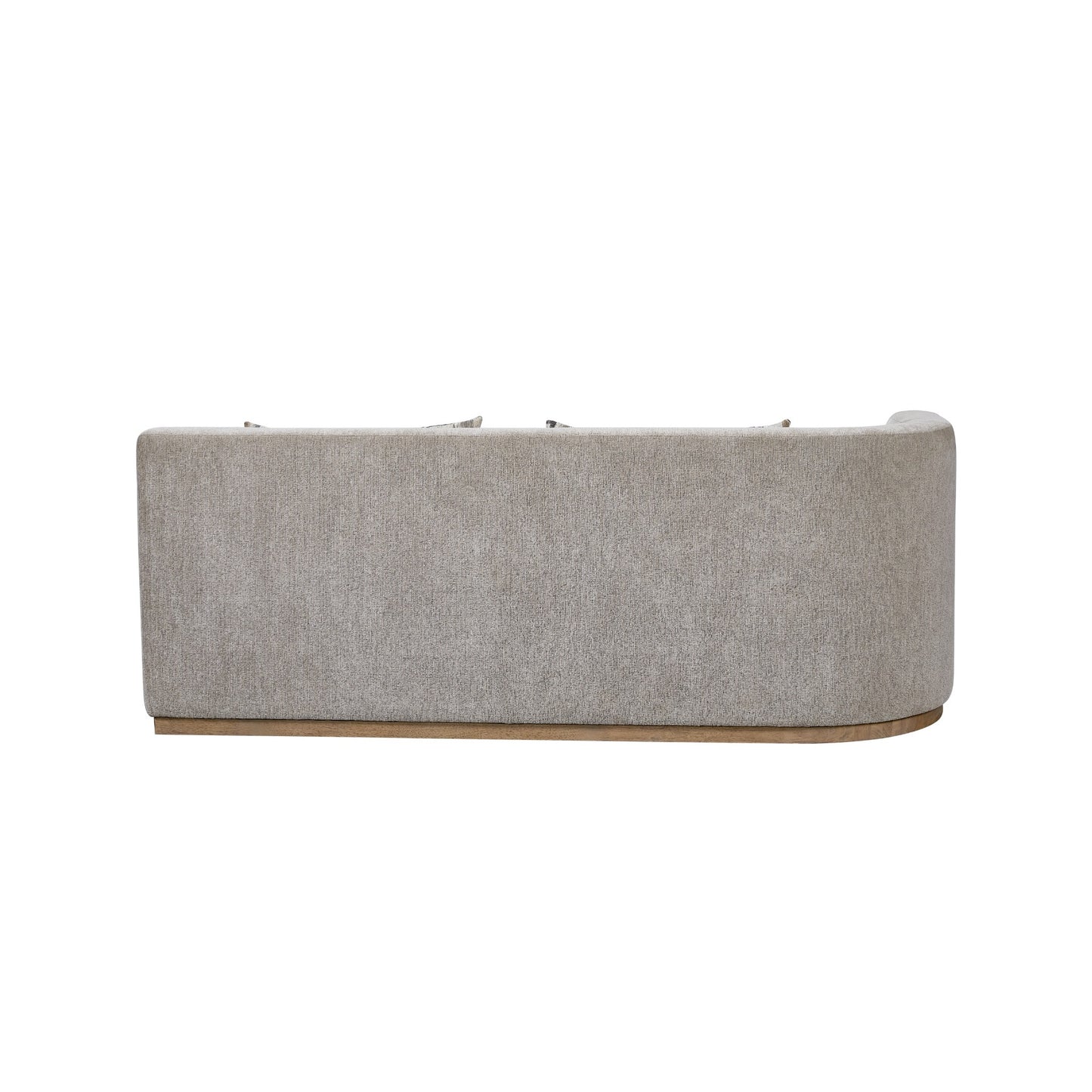 Maison Verve Château Curved Sofa, 90" - Fully Upholstered, Deep Lounge Seat