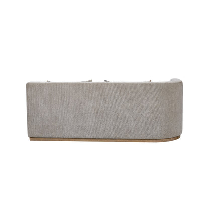 Maison Verve Château Curved Sofa, 90" - Fully Upholstered, Deep Lounge Seat