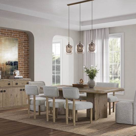 Maison Verve Bordeaux Sideboard, 66" - Solid Wood, 4-Door Buffet