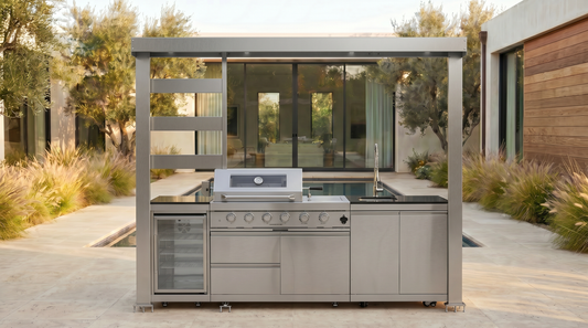 VerveLine Pavilion Series - 4 Burner Outdoor Kitchen