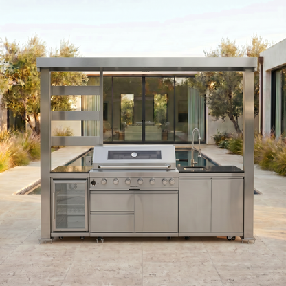 VerveLine Elite Pavilion Series - 6 Burner Outdoor Kitchen