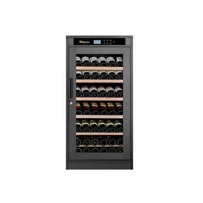 Noir Oak - 69 Bottle Wine Fridge